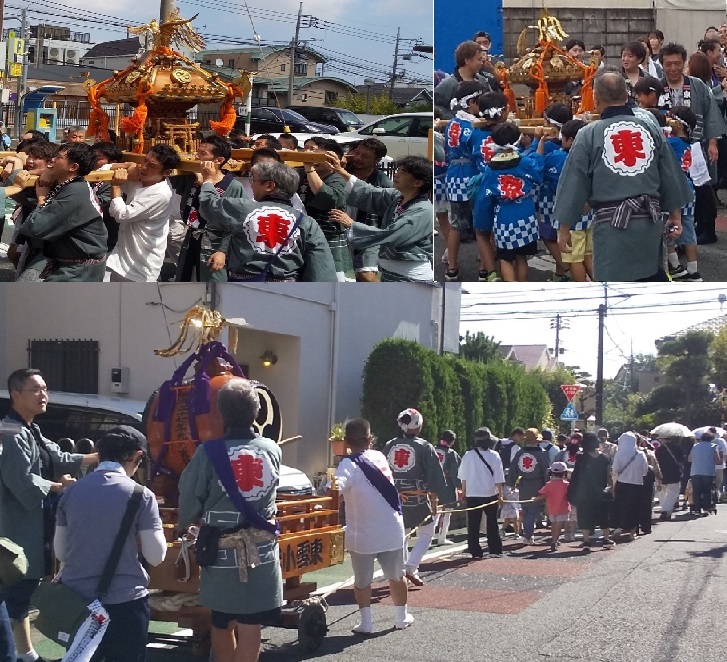 東雪自治会令和５年の祭礼風景
